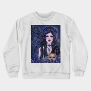 Persephone queen of the underworld by Renee Lavoie Crewneck Sweatshirt